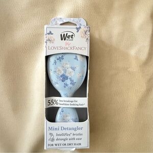 LoveShackFancy X  Wet Brush MINI Detangler Brush Everblooming Rosettes